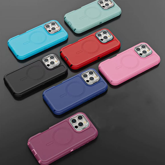16 Pro Max Hybrid Heavy Duty Magnetic Case-iPhone