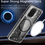 Phone 16 Pro Max- Protection Glitter Magnetic Case-i